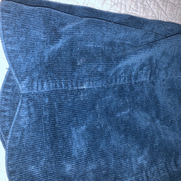 BLUE VELVET SKIRT - Picture 6 of 8